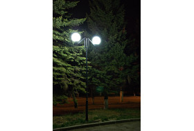 Двурожковый парковый фонарь, пр-во Россия